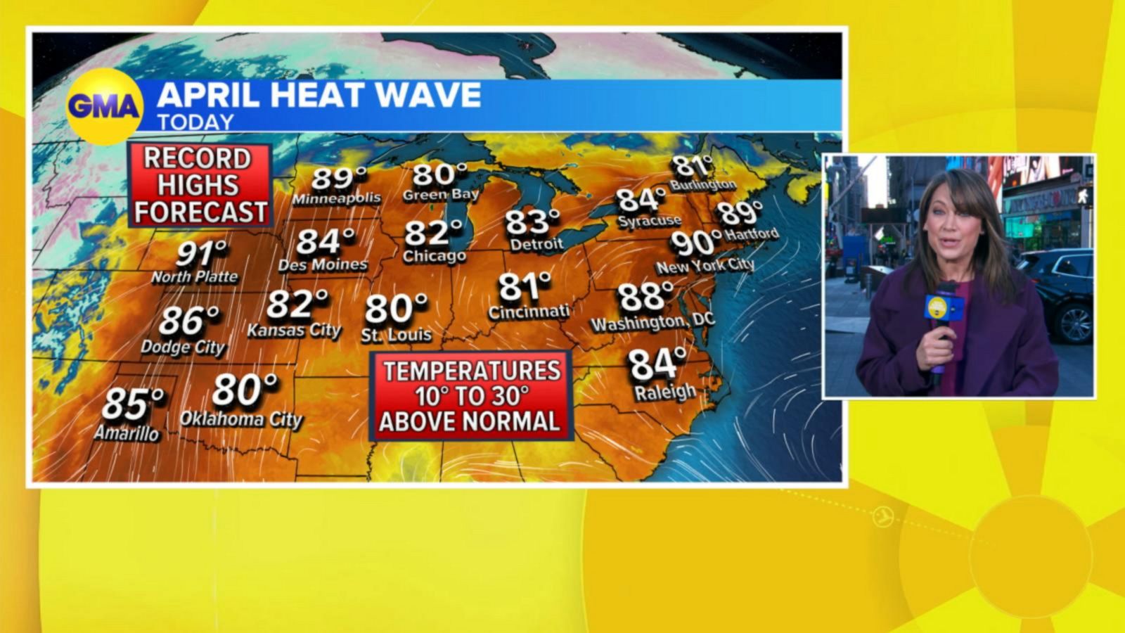 VIDEO: Northeast braces for 90-degree temps