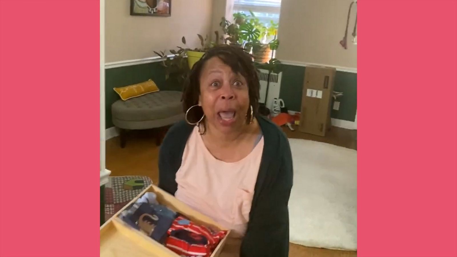 VIDEO: Son surprises mom and grandma with wife's pregnancy news