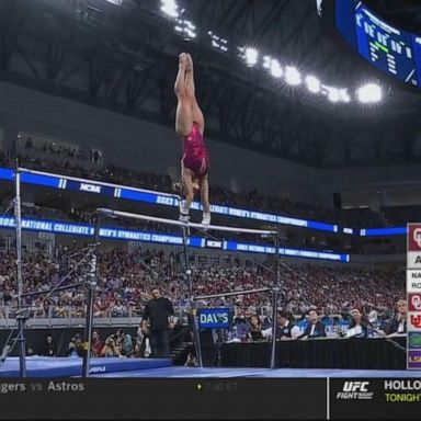 VIDEO: Best high-flying moments from NCAA gymnastics championship