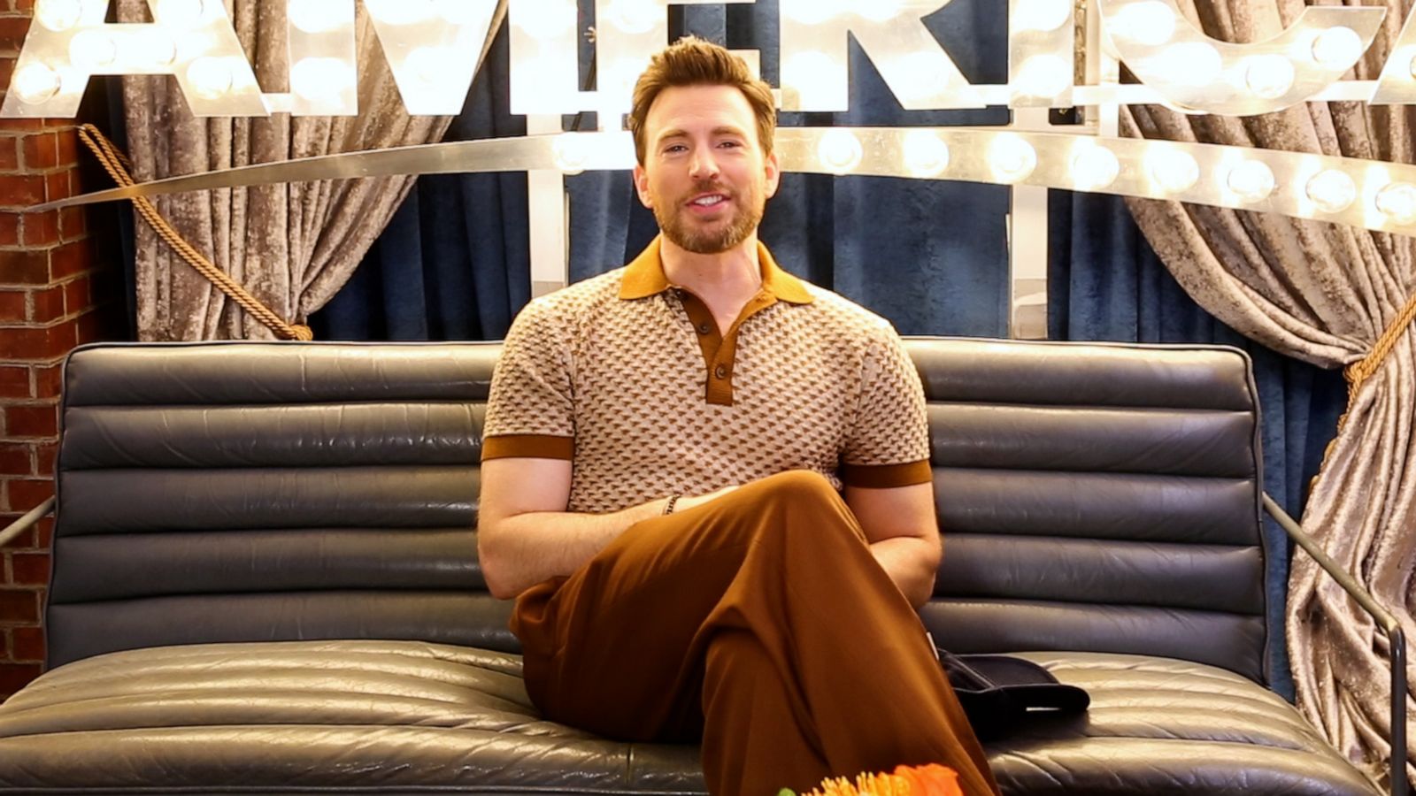 We played Ask Me Anything with Chris Evans backstage at 'GMA' Good