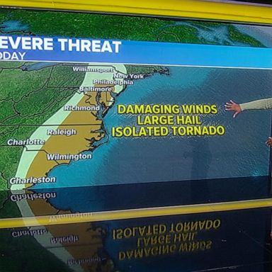 VIDEO: Severe weather threat