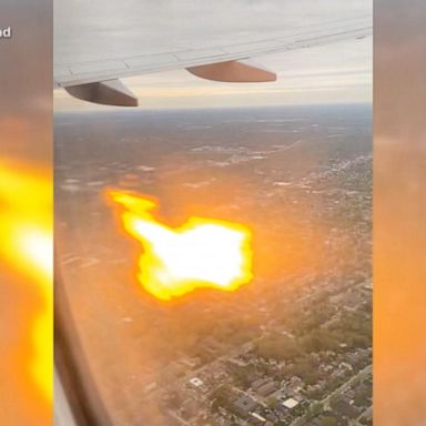 VIDEO: US passenger jets catch fire in close calls