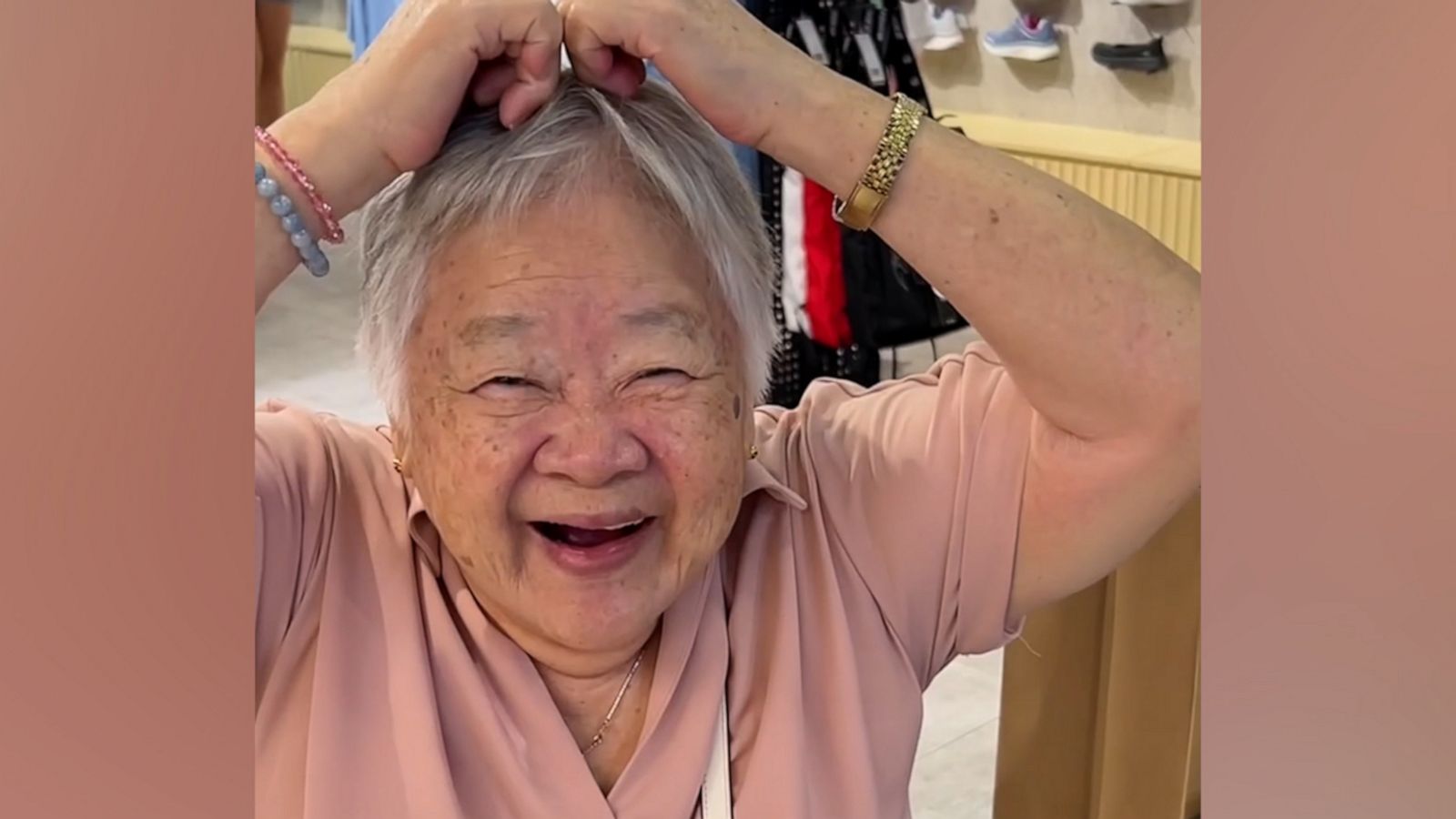 VIDEO: Digital creator documents day of lunch and shopping with grandparents