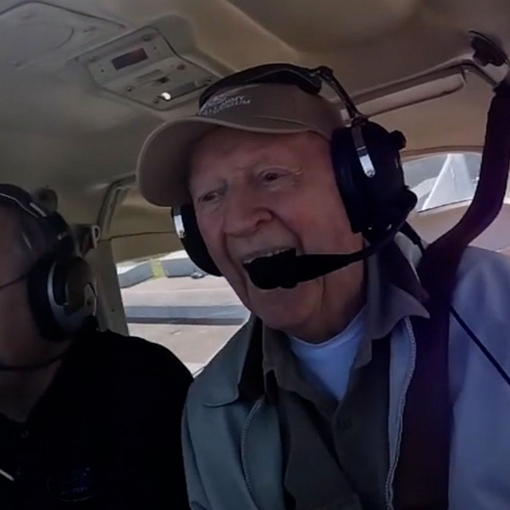 WHEN THE OLD MEETS THE NEW: WWII FIGHTER PILOT WHO FLEW THE