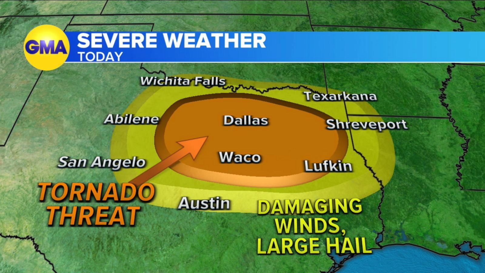 VIDEO: Storms slam parts of Texas overnight