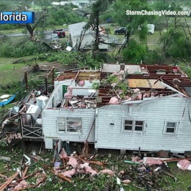 VIDEO: 7 reported tornadoes touch down in Florida, Georgia