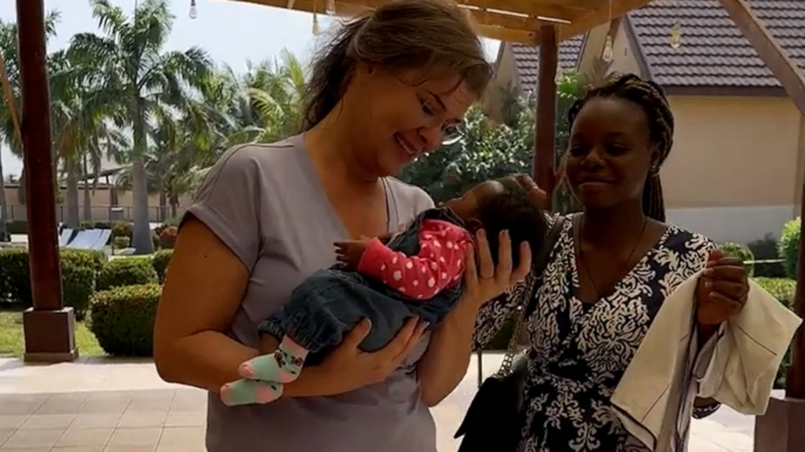 VIDEO: Grandma travels across globe to meet granddaughter for 1st time