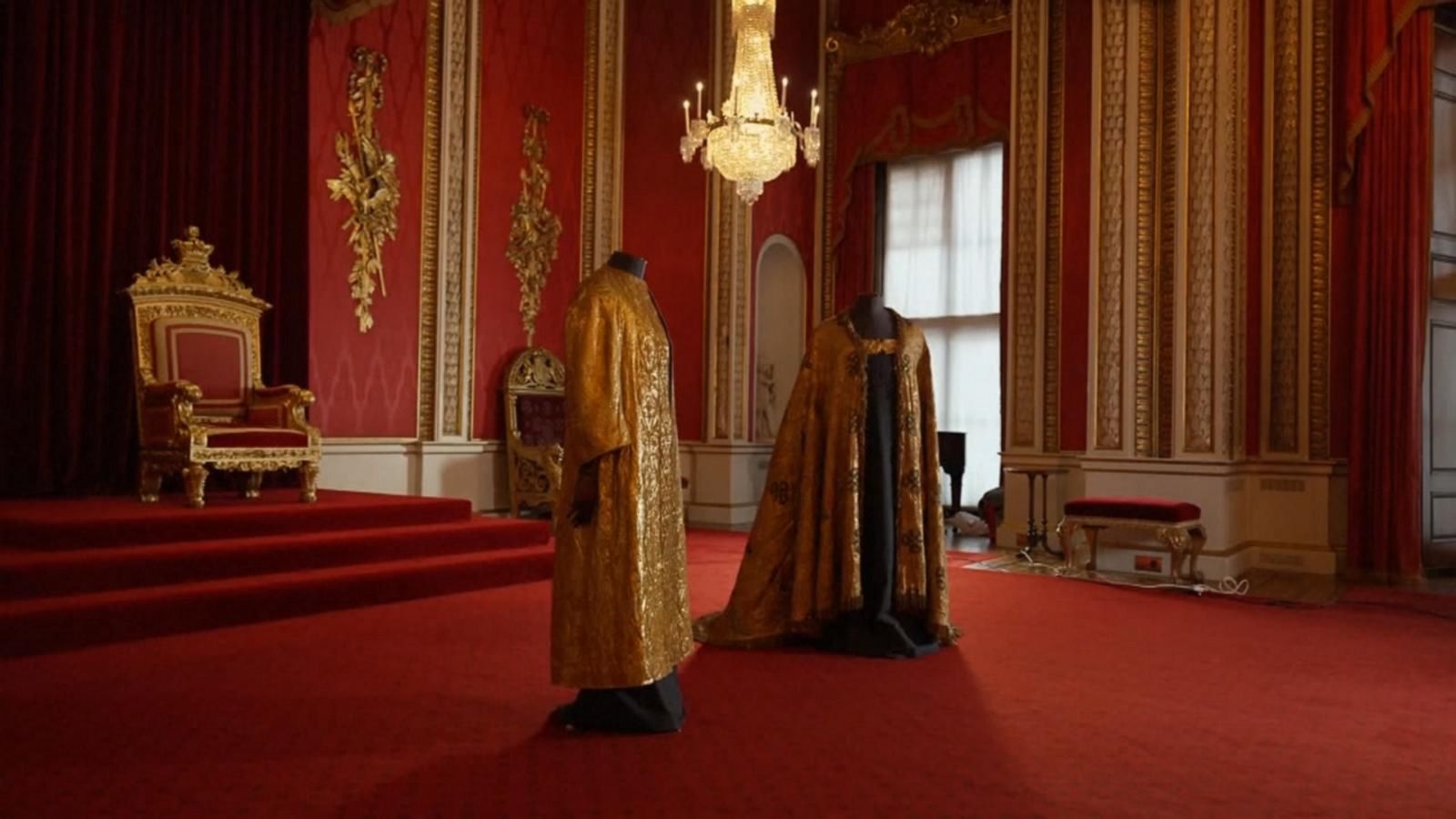 A first look at the coronation robes