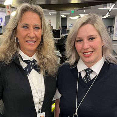 VIDEO: Mom and daughter make history co-piloting international flight 