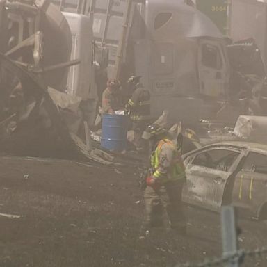 VIDEO: Multiple fatalities after dust storm on major Illinois highway