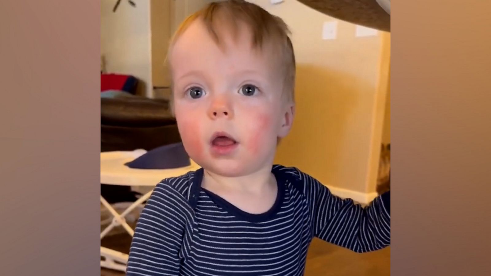 VIDEO: Baby responds with 'dada' when asked to say 'mama'