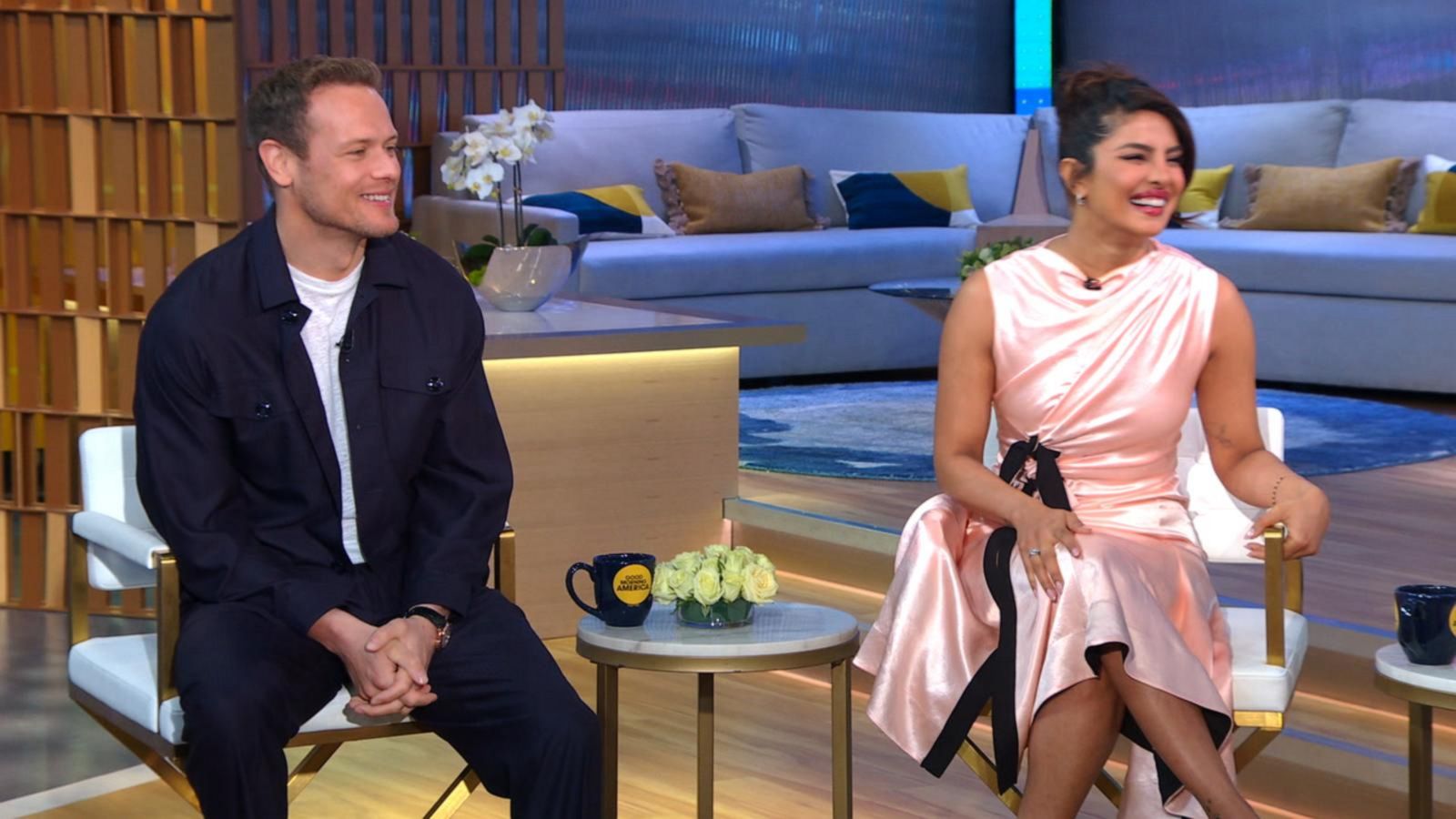 Priyanka Chopra Jonas and Sam Heughan talk new film, ‘Love Again