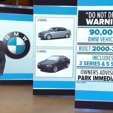 VIDEO: BMW issues 'do not drive' warning over recalled airbags