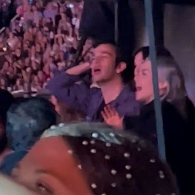 VIDEO: The 1975's Matty Healy, Phoebe Bridgers spotted dancing at Taylor Swift concert 