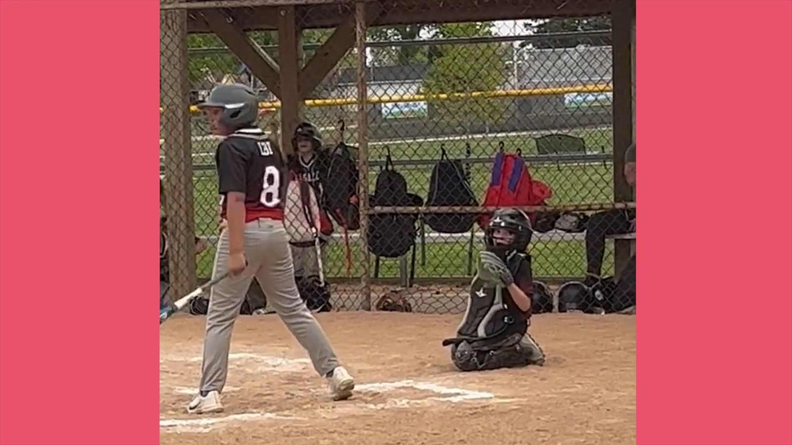 VIDEO: Little League catcher has no motivation to catch ball