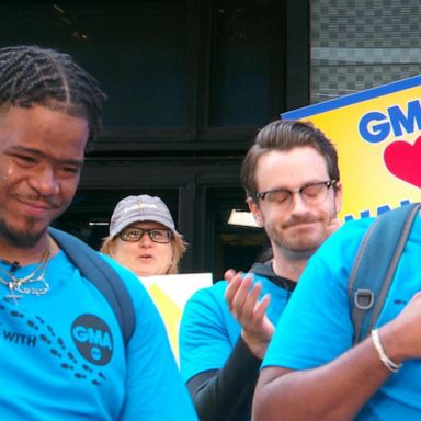 VIDEO: 'Walk With GMA' surprises 2 inspirational walkers