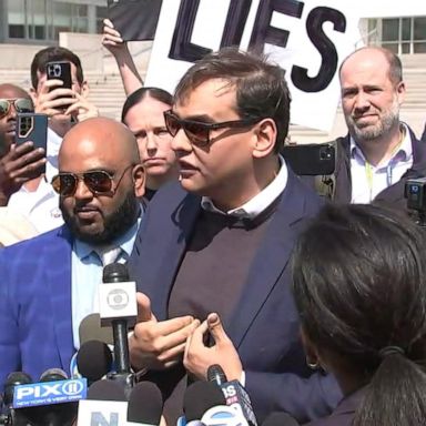 VIDEO: Santos out on bond after pleading not guilty to federal charges