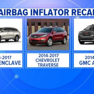 VIDEO: GM recalls nearly 1 million SUVs for airbag fault