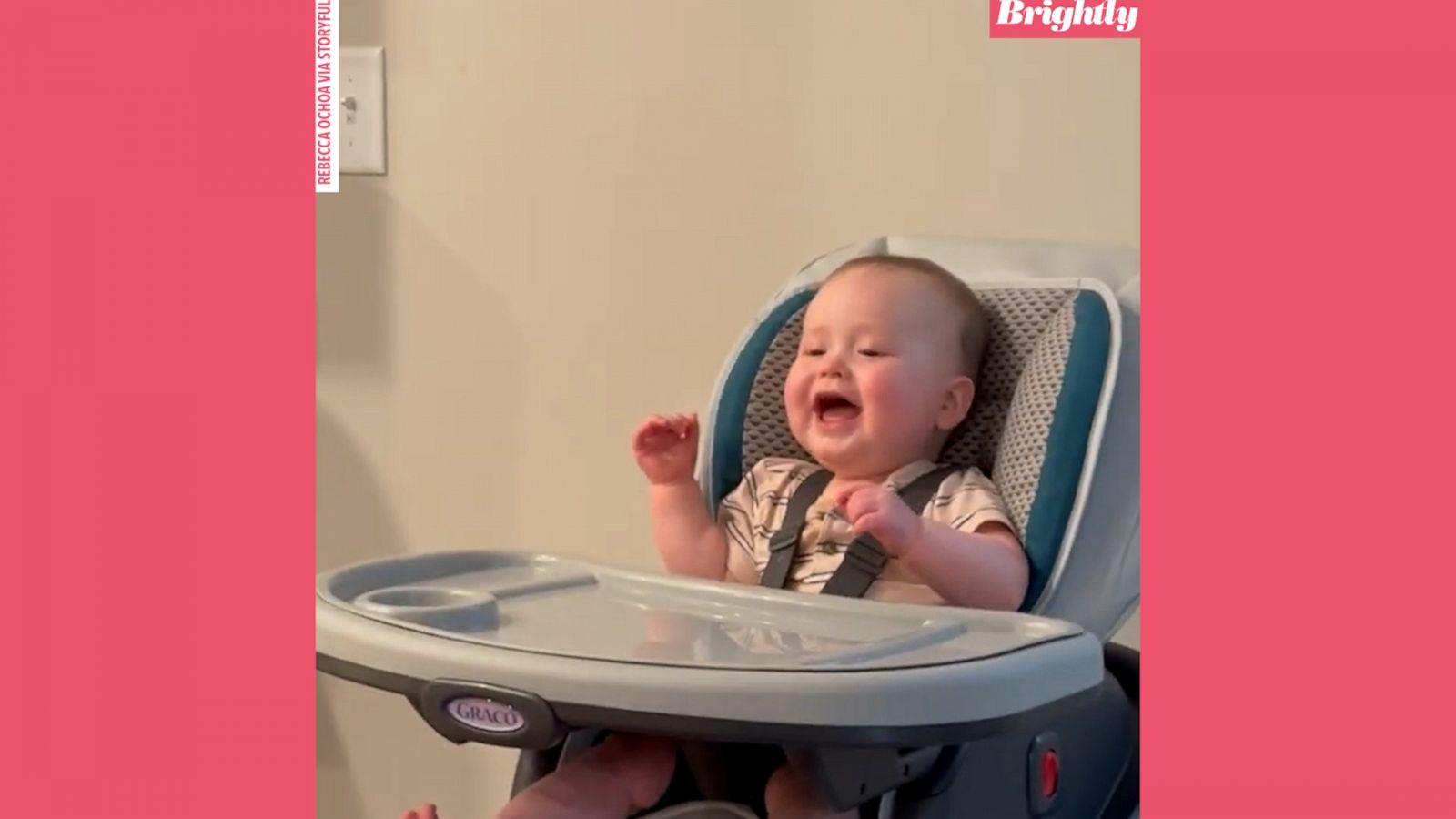 VIDEO: Baby's scream turns into giggles as he plays with dad