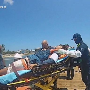 VIDEO: 911 call released as shark attack survivor speaks out