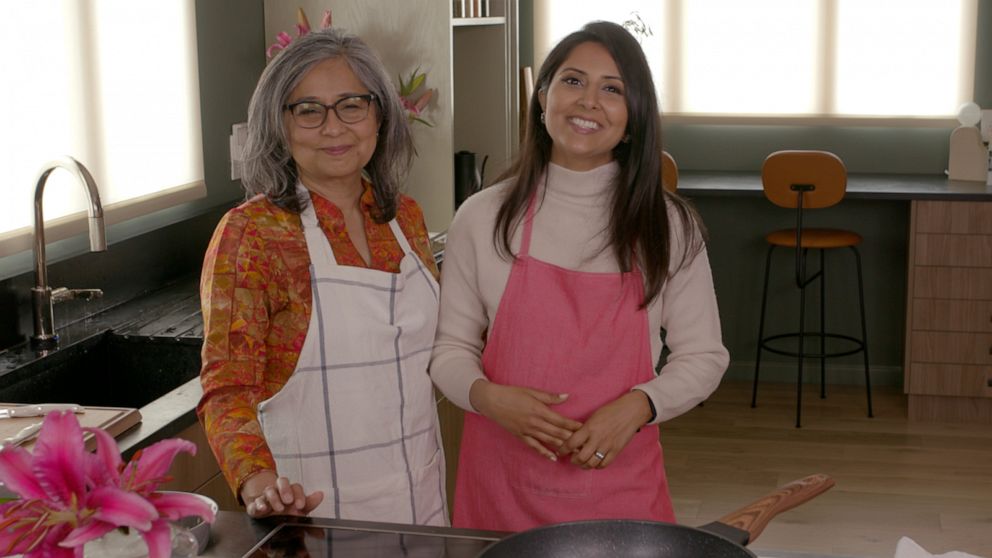 VIDEO:  Zohreen Shah makes samosas with mom, talks legacy of recipes 
