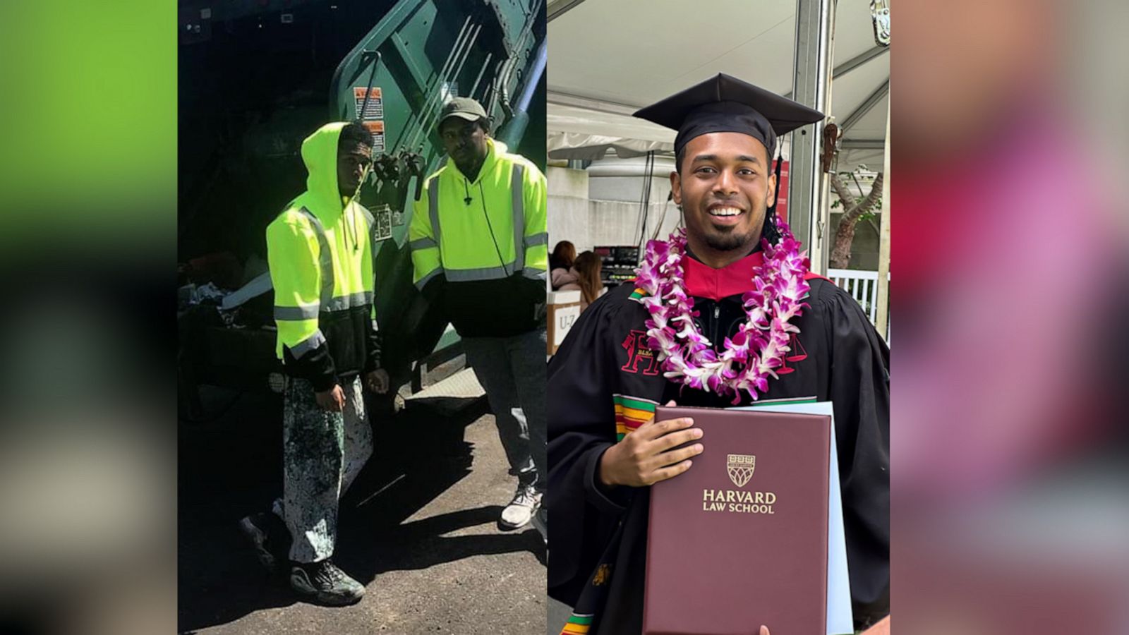 VIDEO: Former sanitation worker graduates Harvard Law School