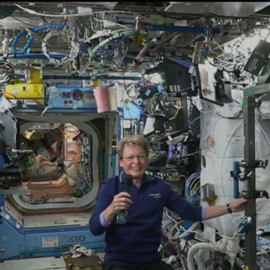 VIDEO: Astronaut Peggy Whitson does somersaults in the International Space Station