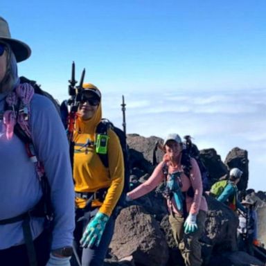 VIDEO: Cancer survivors climb mountains