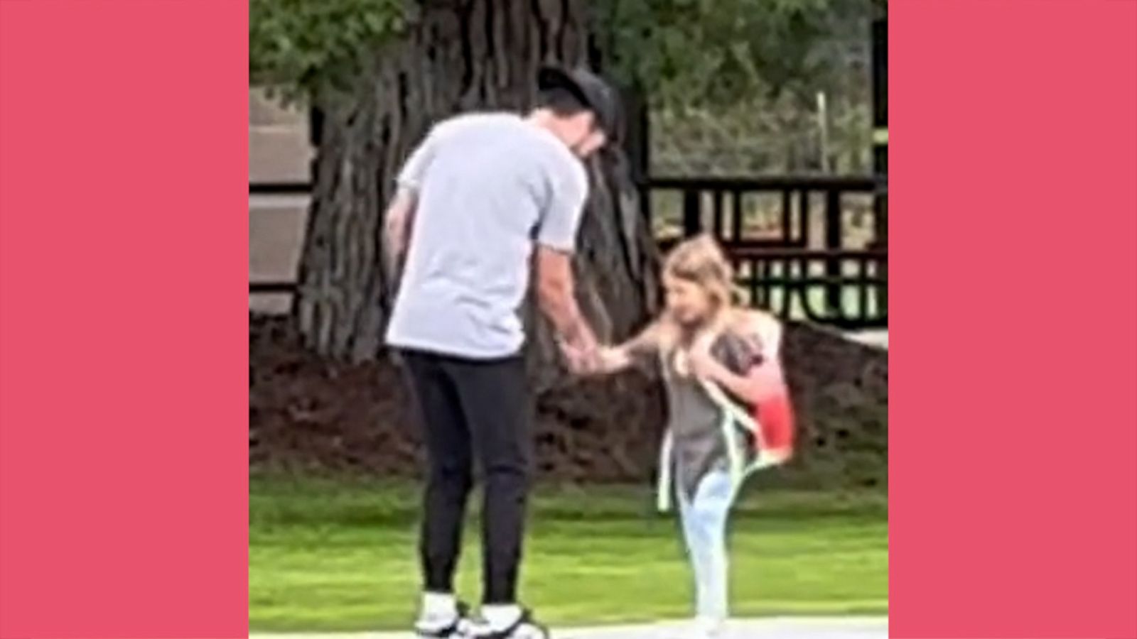 VIDEO: Dad and daughter have the cutest handshake