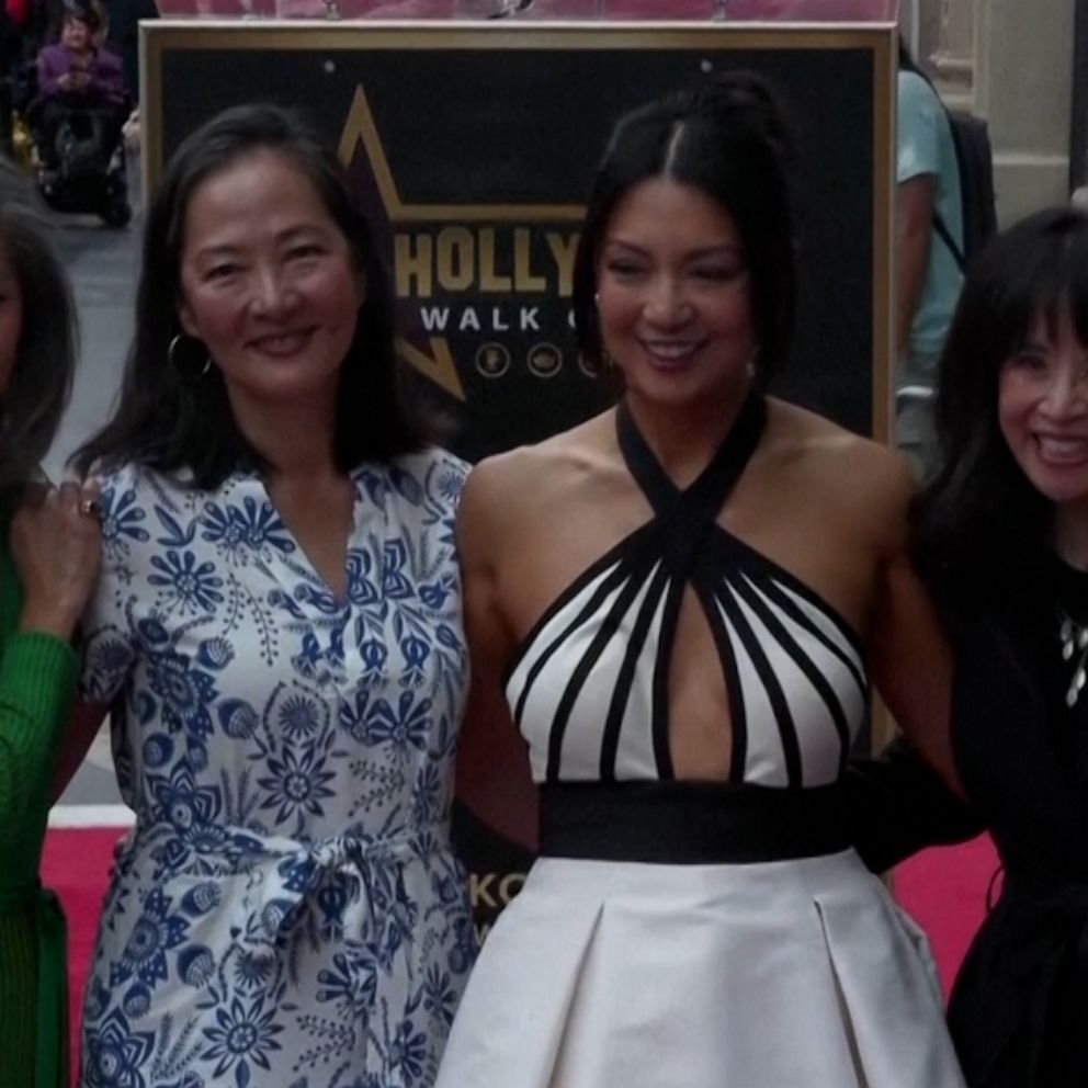 Mulan' star Ming-Na Wen receives star on Hollywood Walk of Fame - Good  Morning America