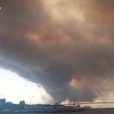 VIDEO: Health warning as smoke from Canadian wildfire reaches East Coast