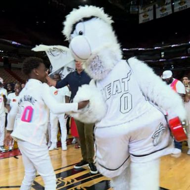 VIDEO: Student mascot gets NBA Finals surprise