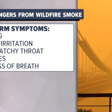 VIDEO: Potential health impacts as Canadian wildfire smoke reaches US