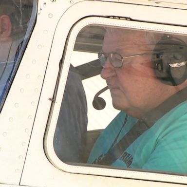 VIDEO: Former Marine pilot gets chance to fly again 