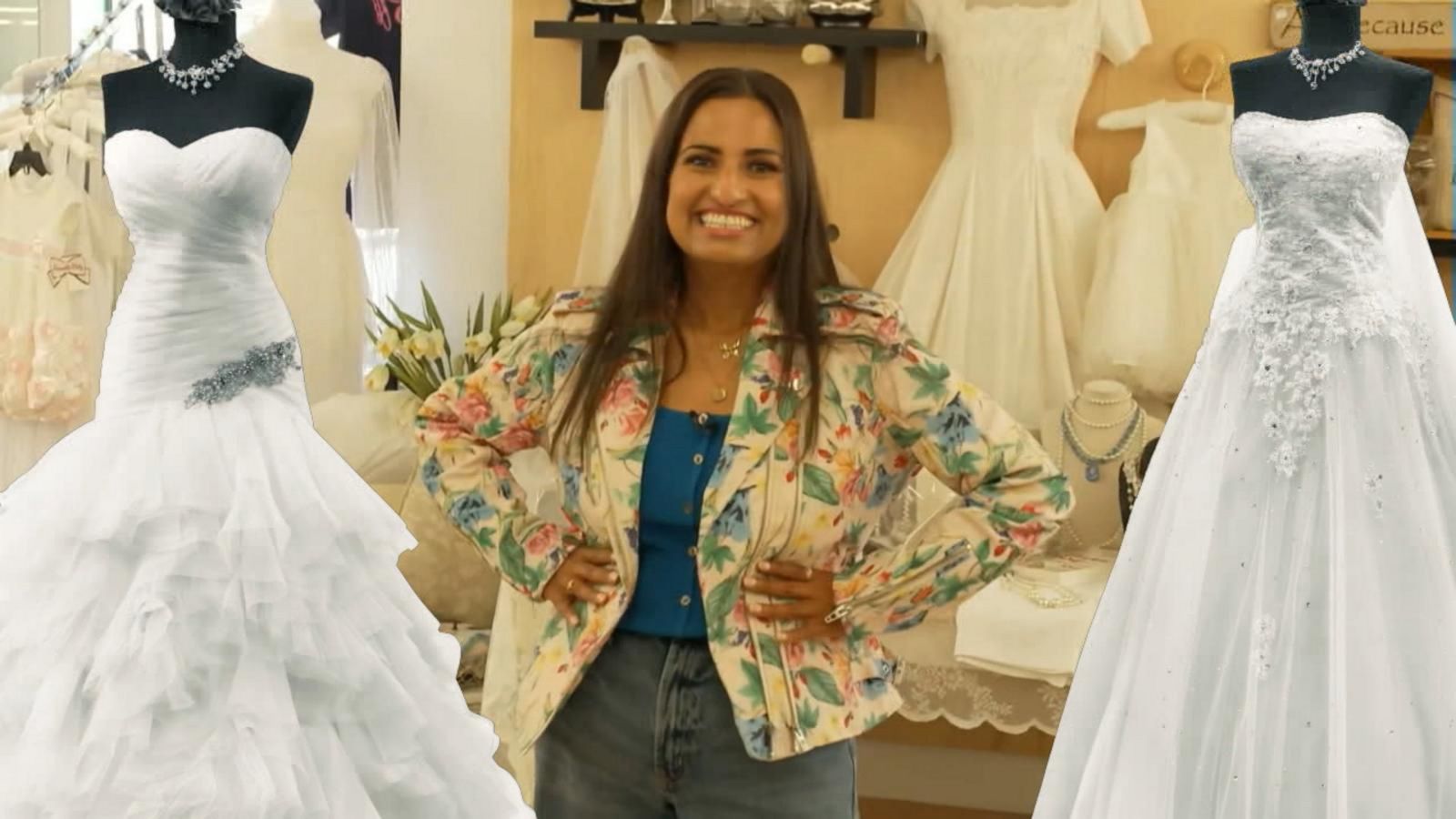 VIDEO: How to thrift the best bridal attire
