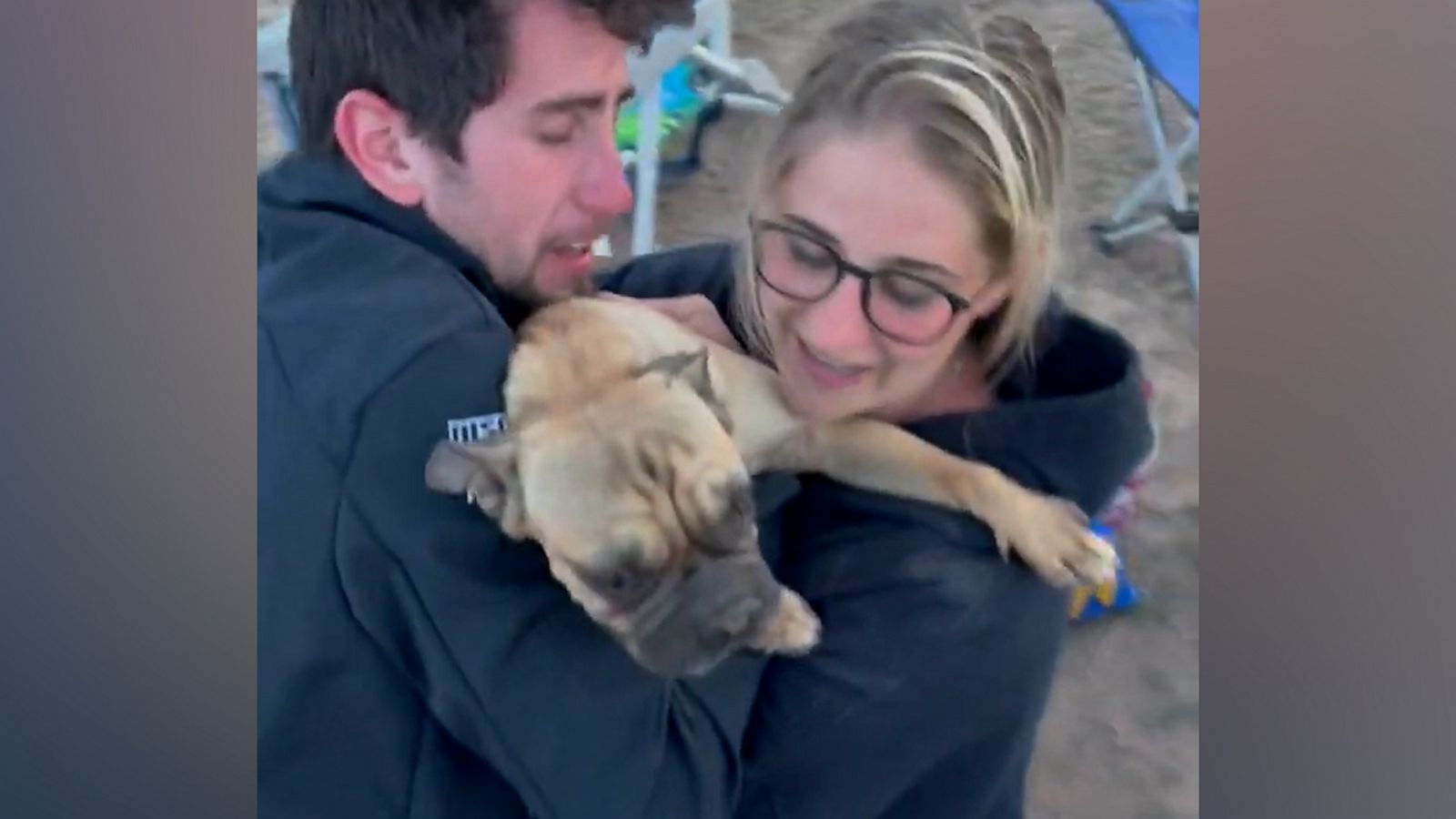 VIDEO: Utah couple reunites with lost dog after 4-day search