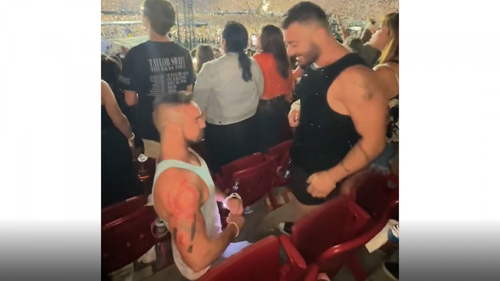 VIDEO: Couple gets engaged during Taylor Swift concert