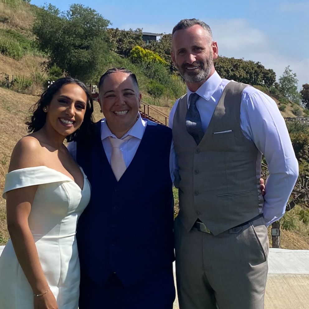VIDEO: This man is a stand-in dad for LGBTQ+ weddings