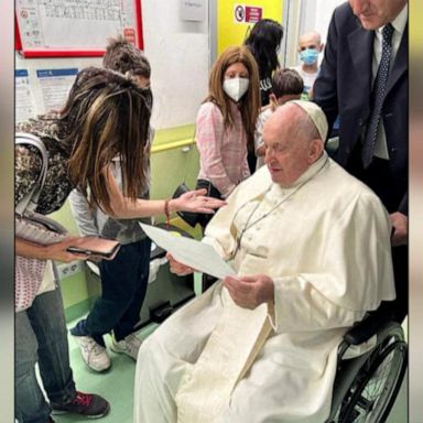 VIDEO: Pope Francis visits children at his hospital