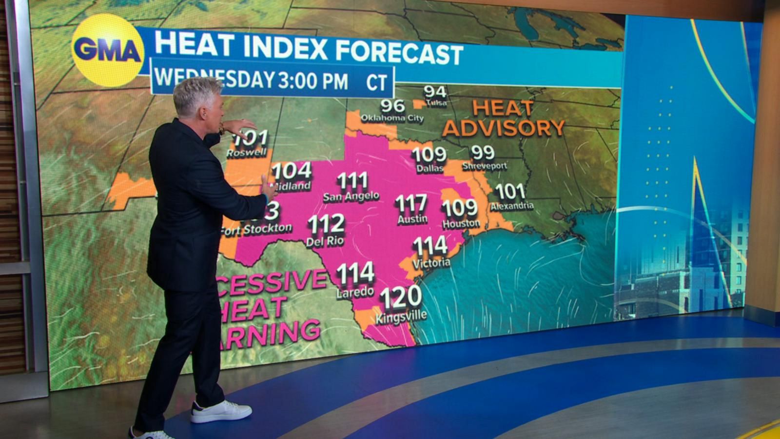 VIDEO: Dangerous heat wave in parts of the South