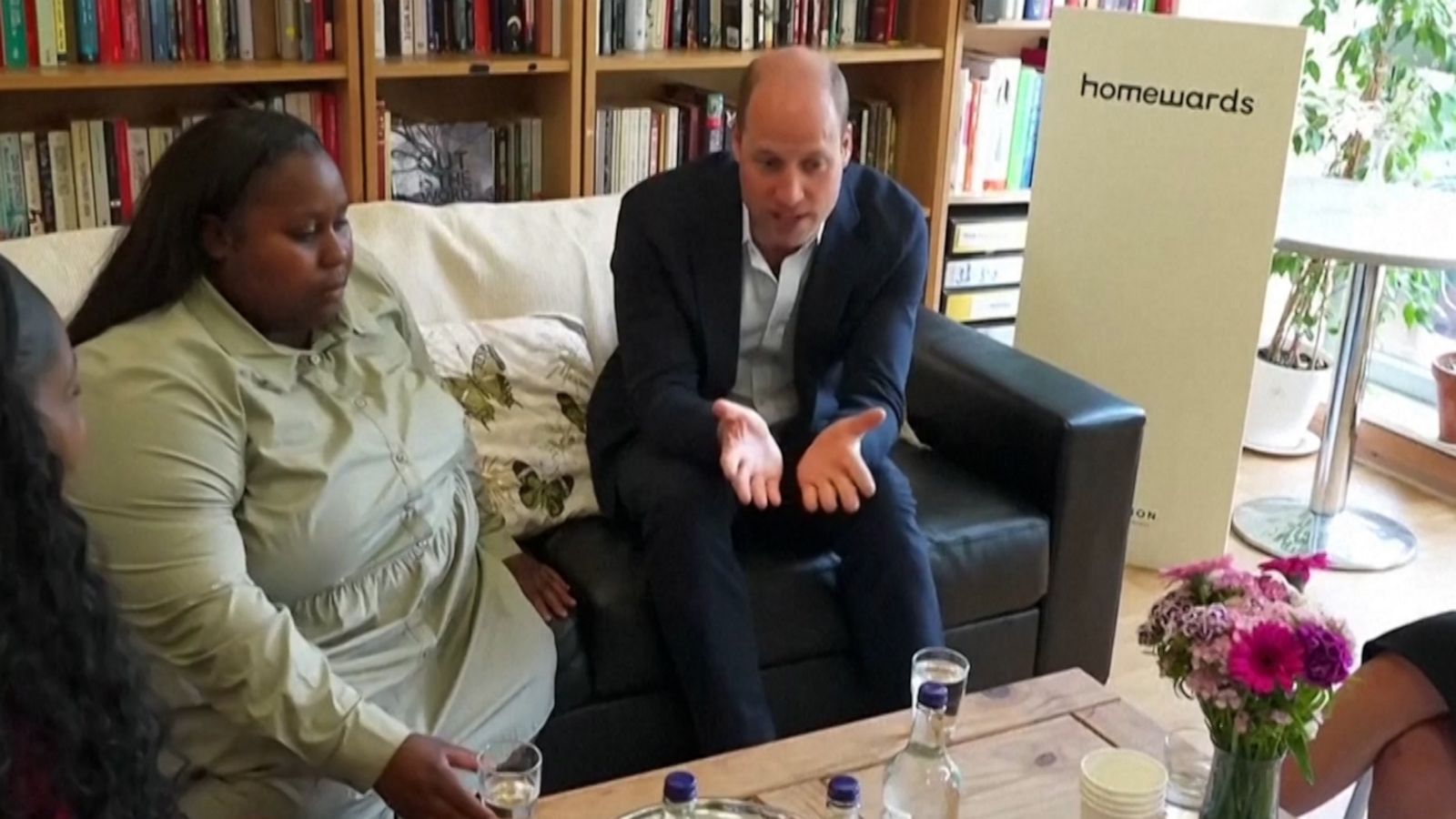 VIDEO: Prince William recounts visit to homeless shelter with mom Princess Diana