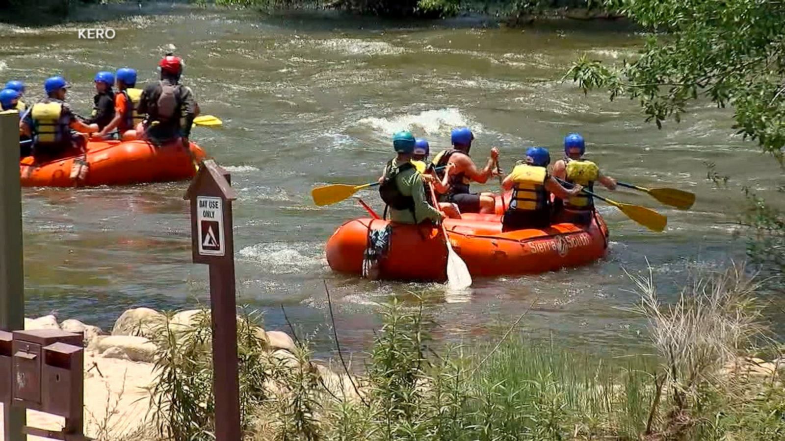 VIDEO: Swollen rivers in the West too dangerous for visitors to enjoy