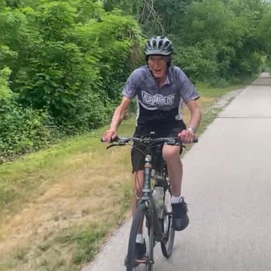 VIDEO: 97-year-old has cycled over 100,000 miles