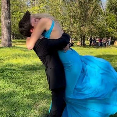 VIDEO: Boyfriend surprises long-distance girlfriend by taking her to prom