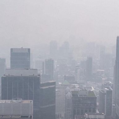 VIDEO: Canadian wildfire smoke causes hazy skies in Midwest