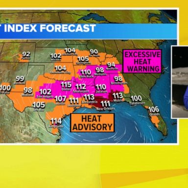 VIDEO: Dangerous heat wave expands in South