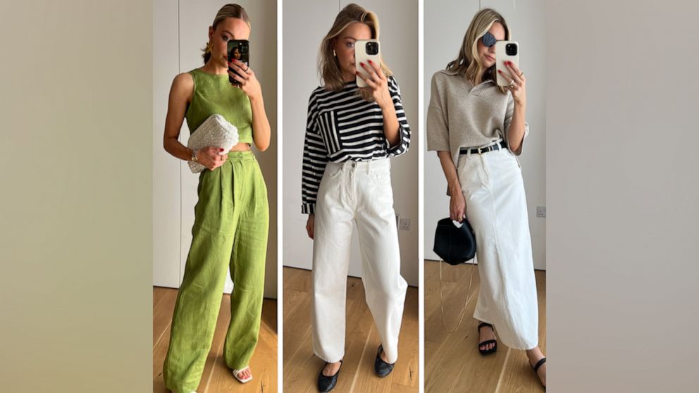 10 Wide Leg Linen Pants You'll Love & Summer Outfit Ideas - Candie Anderson