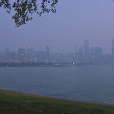 VIDEO: Millions under unhealthy air warnings as wildfire smoke drifts from Canada