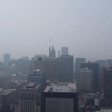 VIDEO: Air quality alerts continue as wildfire haze travels through Midwest