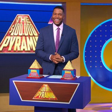 VIDEO: Michael Strahan hosts game of 'Pyramid' on ‘GMA’